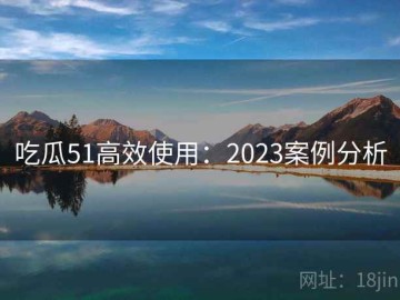 吃瓜51高效使用：2023案例分析