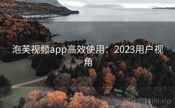 泡芙视频app高效使用：2023用户视角