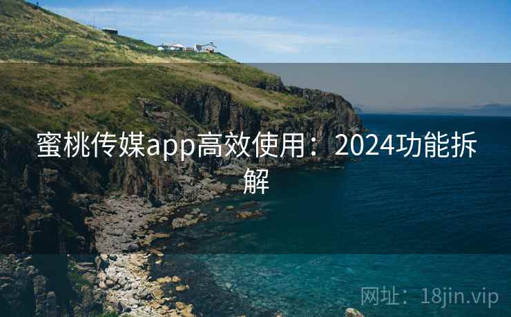 蜜桃传媒app高效使用:2024功能拆解 蜜桃传媒app高效使用:2024功能拆解