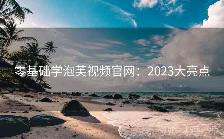 零基础学泡芙视频官网：2023大亮点